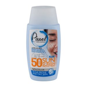 کرم ضد آفتاب بی رنگ پیکسل مدل Oily Acne Prone Skin