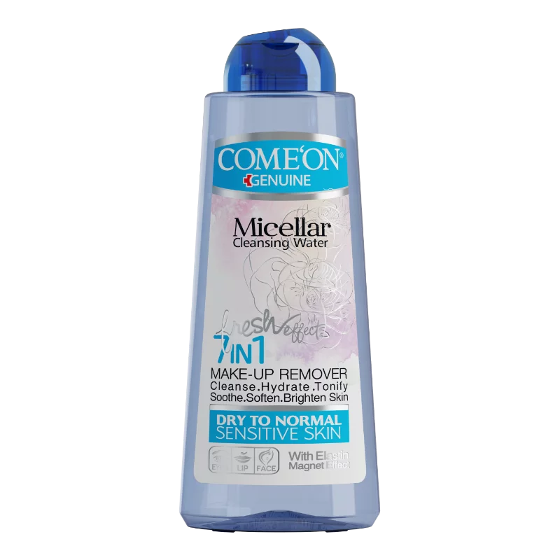 محلول میسلار واتر پاک کننده آرایش پوست های خشک تا نرمال و حساس 400میل کامان