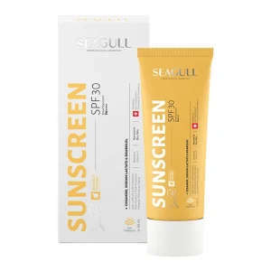 کرم ضد آفتاب بی رنگ سی گل با SPF30 مناسب انواع پوست حجم 40 میلی لیتر