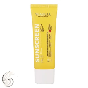 کرم ضد آفتاب بی رنگ سی گل با SPF55 مناسب آقایان حجم 50 میلی لیتر