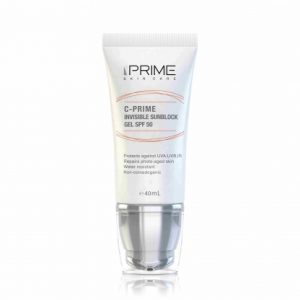 ژل ضد آفتاب پرایم بی رنگ SPF50 حاوی ویتامین سی حجم 40 میل