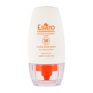فلوئید ضد آفتاب بی رنگ الارو با SPF30 مناسب پوست حساس حجم 50 میلی لیتر