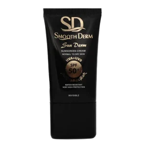 ضد آفتاب بی رنگ پوست خشک اسموت درم