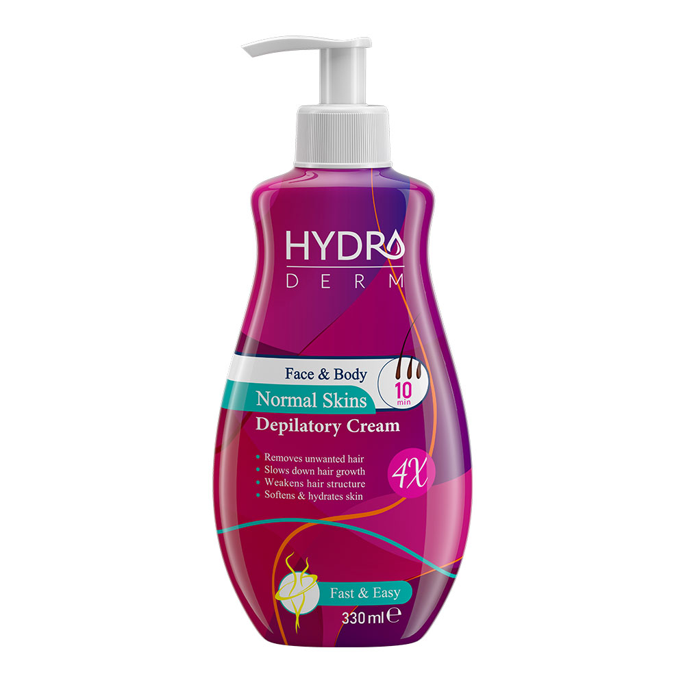 کرم موبر صورت و بدن بانوان هیدرودرم مناسب پوست معمولی حجم 330 میلی لیتر